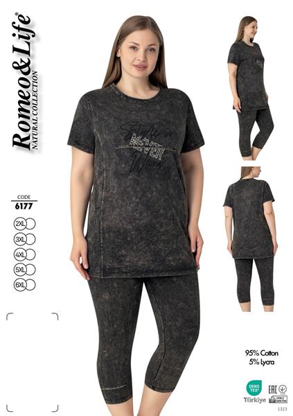 Костюм Cotpark (2XL-6XL) 6177 black (лето)