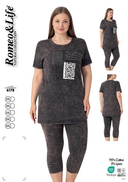 Костюм Cotpark (2XL-6XL) 6178 black (лето)