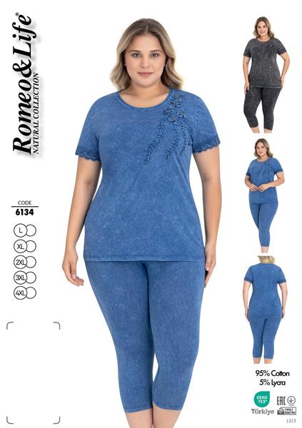 Костюм Cotpark (L-4XL) 6134 blue (лето)