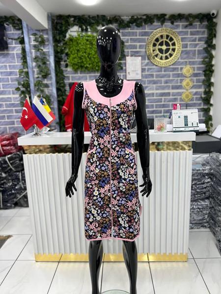 Халат Cotpark (L-3XL) 5095 pink (лето)