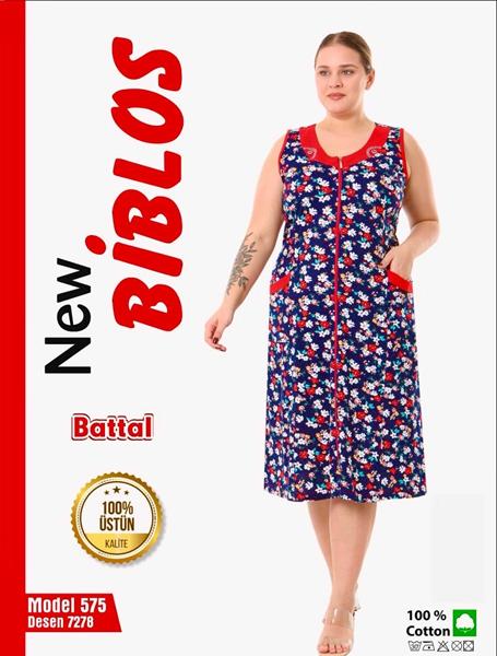 Халат Cotpark (7XL-9XL) 575-7278 navy (лето)