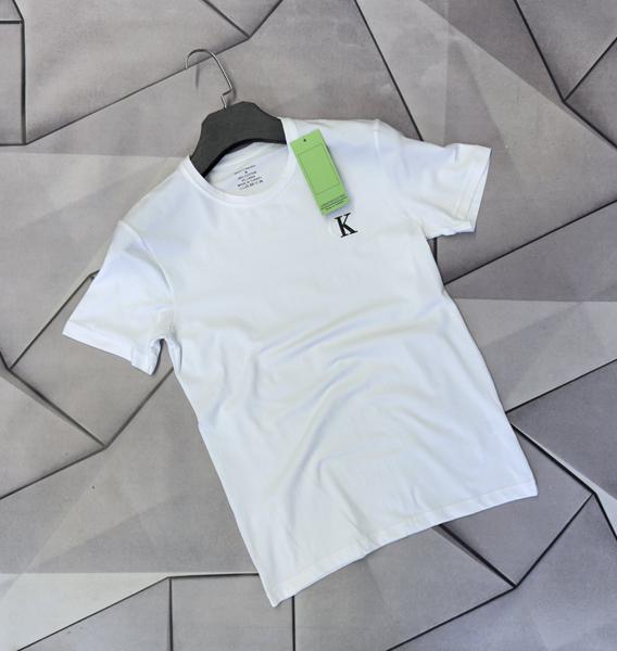 Футболка Rassul (S-2XL) 67629 white (лето)