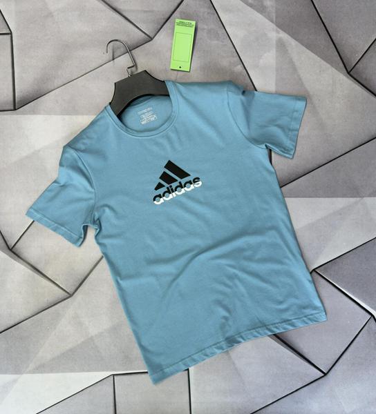 Футболка Rassul (S-2XL) 67664 l.blue (лето)