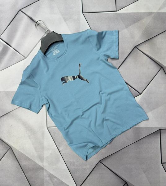 Футболка Rassul (S-2XL) 67670 l.blue (лето)
