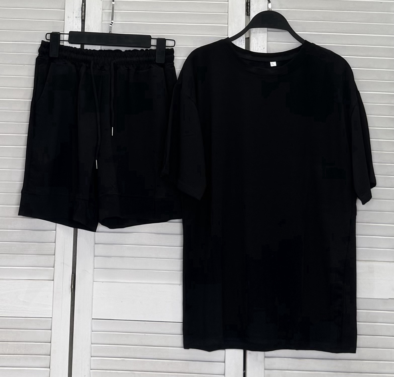 Костюм DIVO (M-XL) DV1003 black (лето)