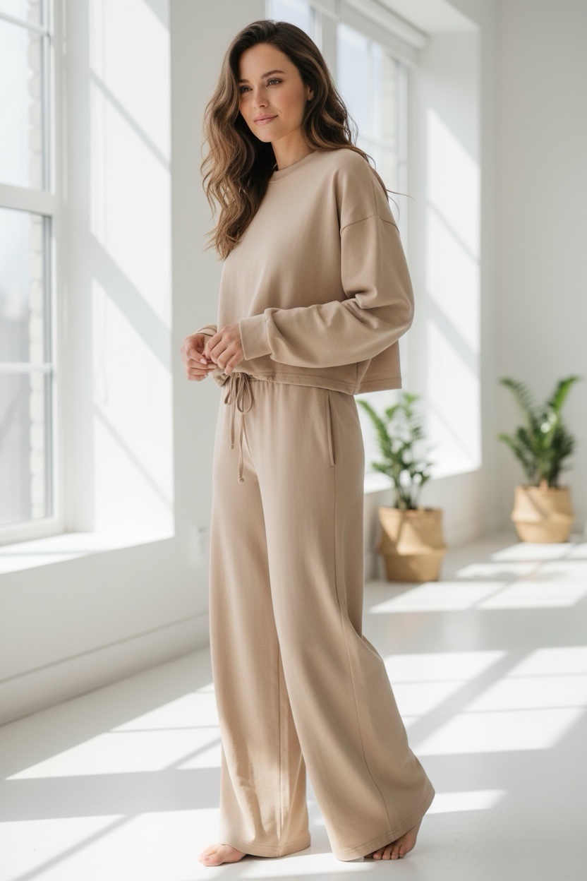 Костюм спорт DIVO (M-L) DV1122 beige (деми)