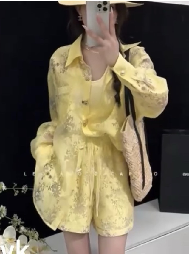 Костюм DIVO (M-L) DV1157 yellow (лето)