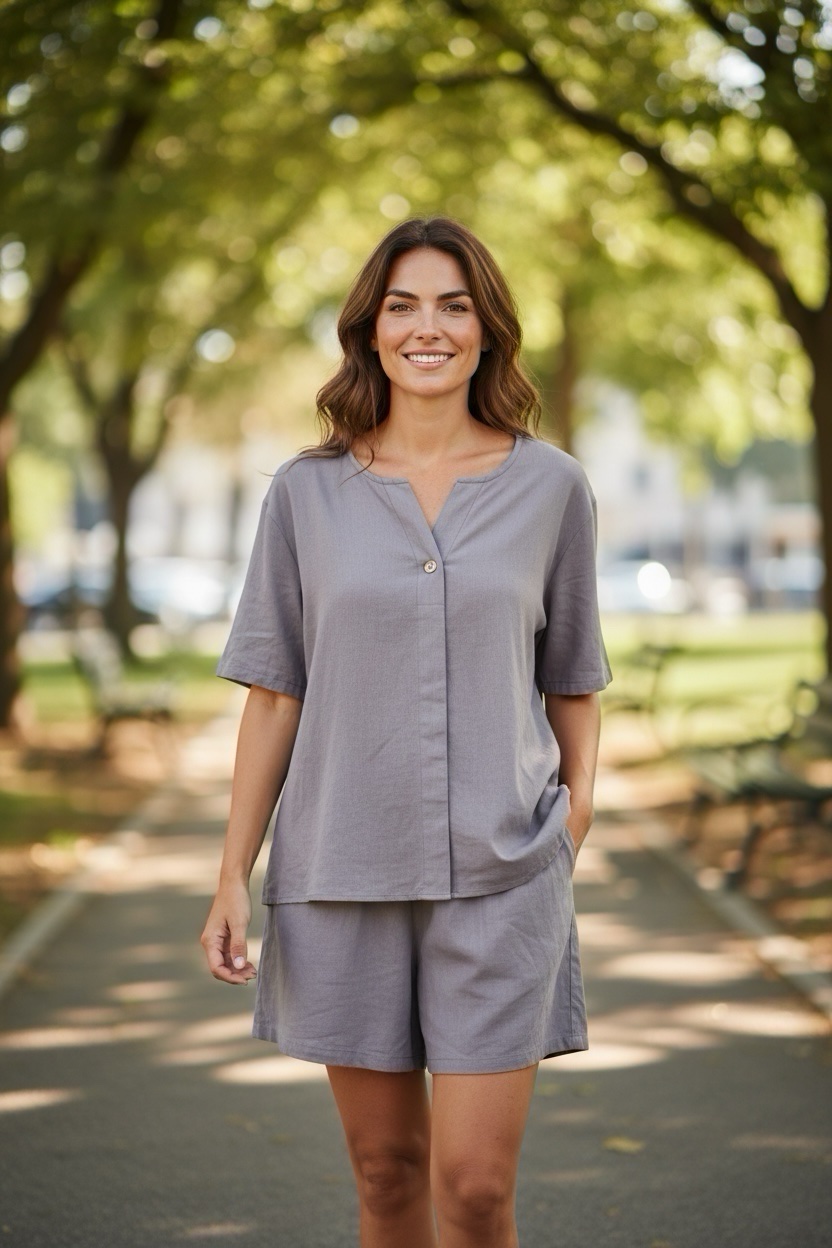 Костюм DIVO (L-XL) DV1170 grey (лето)