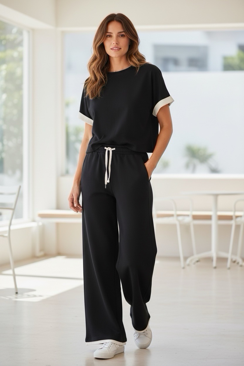 Костюм DIVO (M-XL) DV999 black (лето)