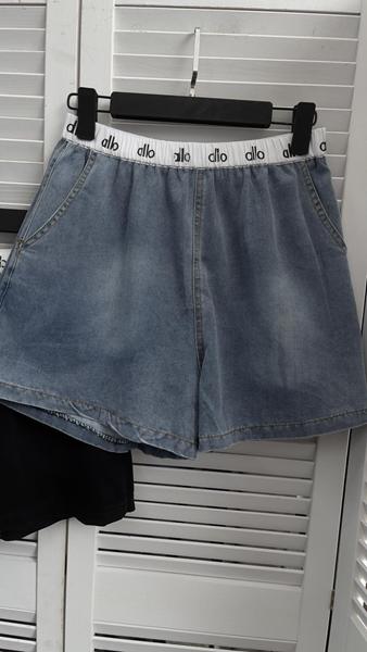 Шорты Karon (M-2XL) 8076-1 blue (лето)