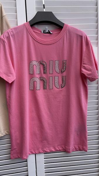 Футболка Karon (S-L) KR45 pink (лето)