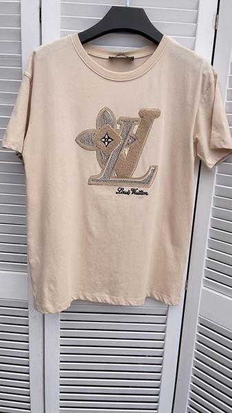 Футболка Karon (S-L) KR57 beige (лето)