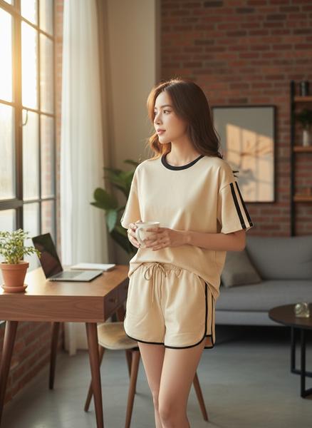 Костюм Katty (M-XL) 1081 beige (лето)