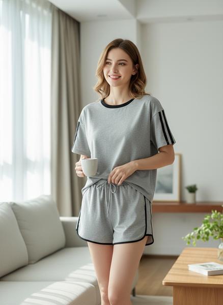 Костюм Katty (M-XL) 1081 grey (лето)
