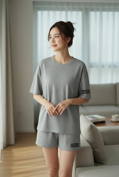 Костюм Katty (M-XL) 1084 grey (лето)