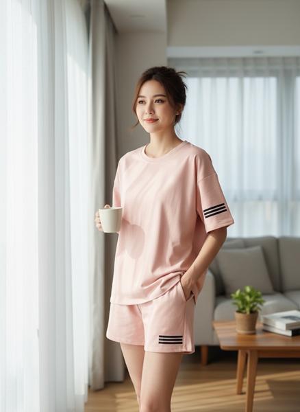 Костюм Katty (M-XL) 1084 powder (лето)