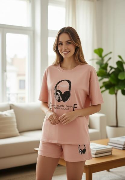 Костюм Katty (M-XL) 1085 pink (лето)