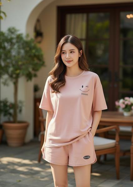 Костюм Katty (M-XL) 1086 pink (лето)