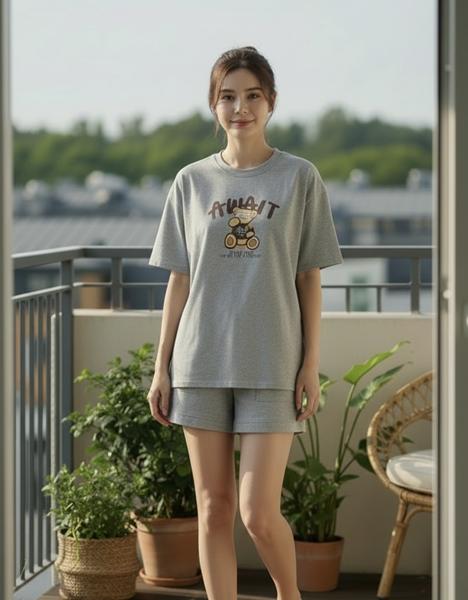 Костюм Katty (M-XL) 1087 grey (лето)