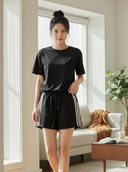 Костюм Katty (M-XL) 1091 black (лето)