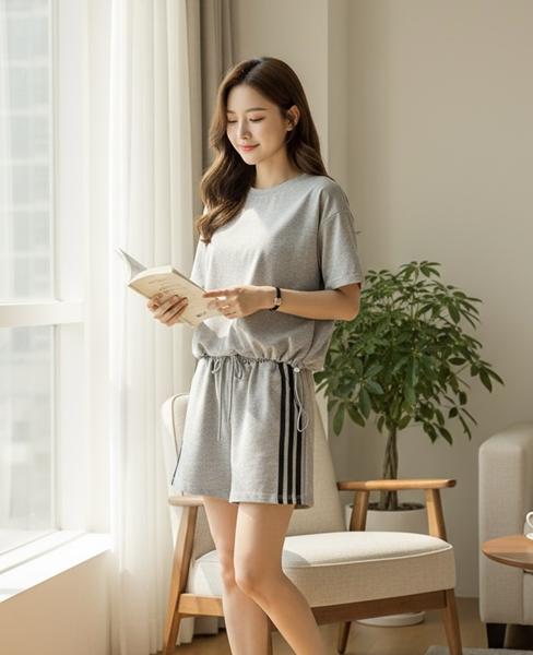 Костюм Katty (M-XL) 1091 grey (лето)