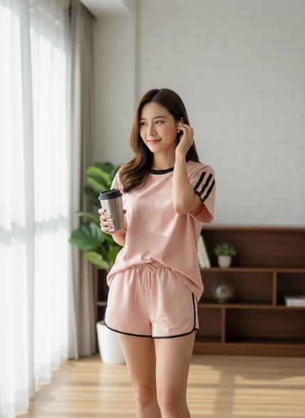 Костюм Katty (M-XL) 1092 pink (лето)