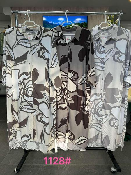 Платье P.HEY (3XL-6XL) 1128 l.beige-grey (лето)