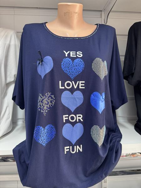 Футболка P.HEY (42-46) 5948 navy (лето)