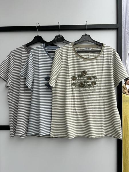 Футболка P.HEY (42-52) 6498 khaki (лето)