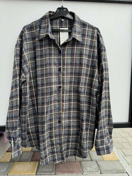 Рубашка P.HEY (3XL-6XL) 7753 grey (деми)