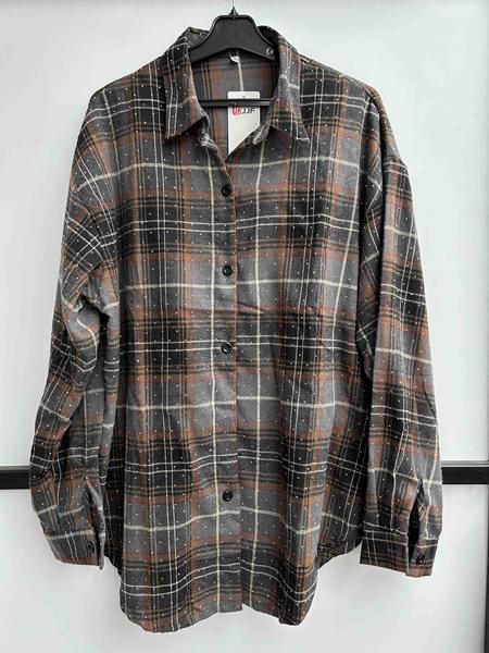 Рубашка P.HEY (3XL-6XL) 7753-1 grey (деми)