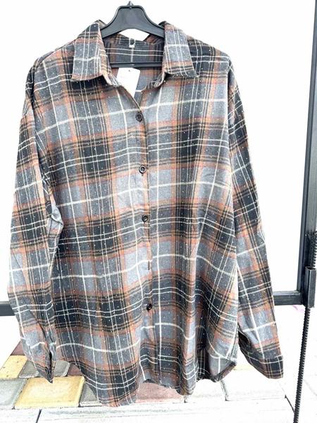 Рубашка P.HEY (3XL-6XL) 7753-4 grey (деми)