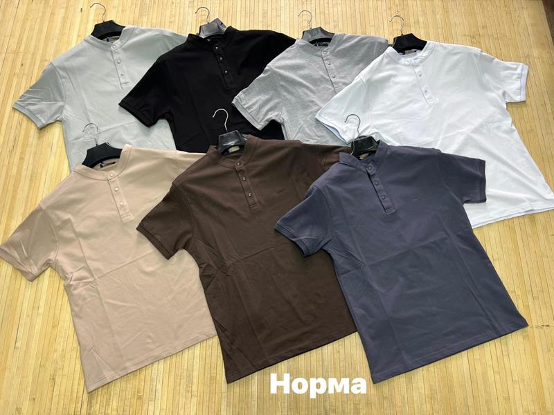 Футболка Navas (M-2XL) NW2001 l.grey (лето)