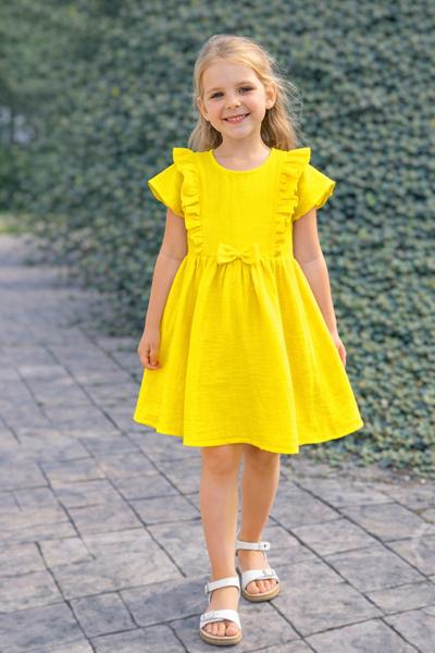Платье Fili kids (116-128) FK1810 yellow (лето)
