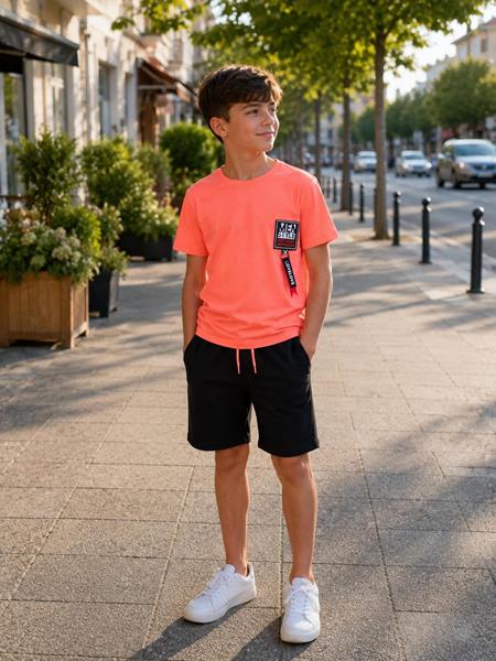 Костюм Fili kids (6-14) FK1824 coral (лето)