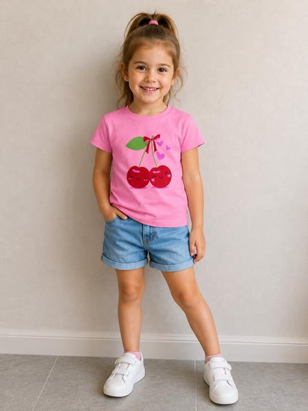 Футболка Fili kids (1-4) FK1829 pink (лето)