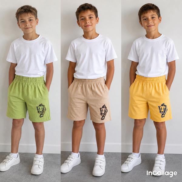Шорты Fili kids (8-12) FK1846 yellow (лето)