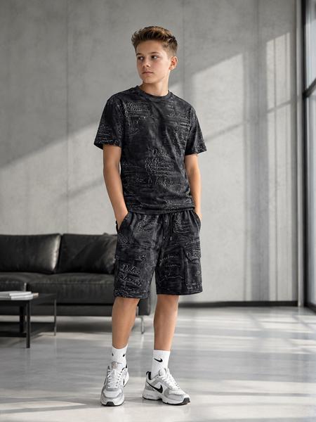 Костюм Fili kids (130-180) FK1855 d.grey (лето)
