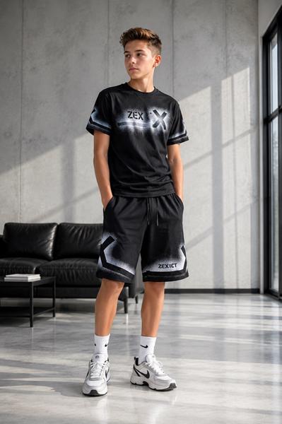 Костюм Fili kids (130-180) FK1856 black (лето)