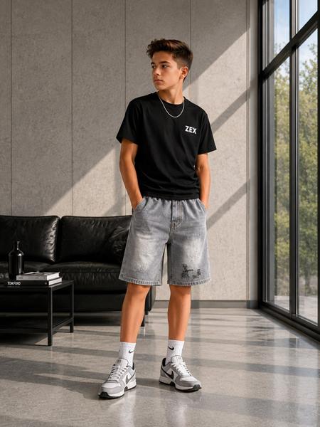 Шорты Fili kids (5-7) FK1859 grey (лето)