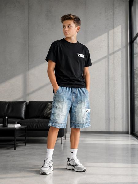 Шорты Fili kids (5-7) FK1862 l.blue (лето)