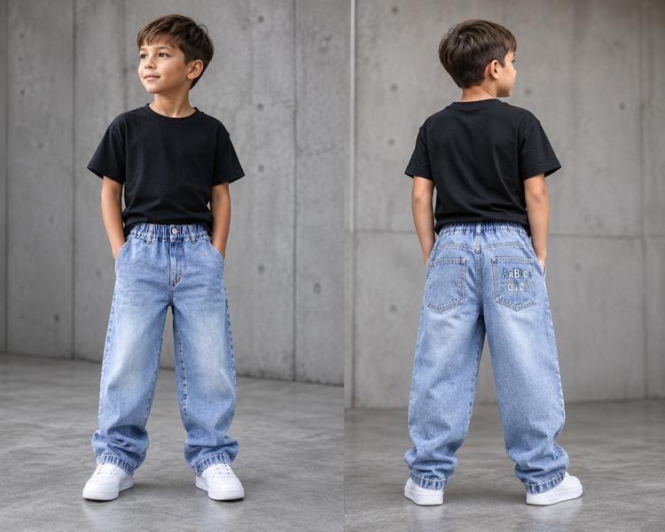 Джинсы Fili kids (5-7) FK1863 l.blue (деми)