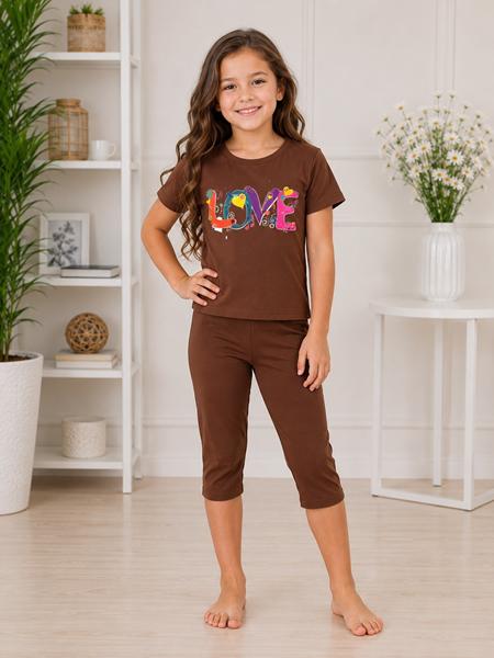 Костюм Fili kids (2-8) FK1864 brown (лето)