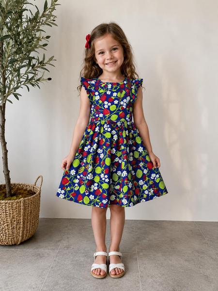 Платье Fili kids (116-128) FK1877 navy (лето)