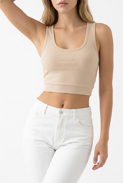 Топ Sport style (S-2XL) 5 beige (лето)