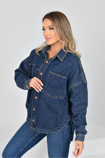 Куртка Ruxa (S-XL) 6312 navy (деми)