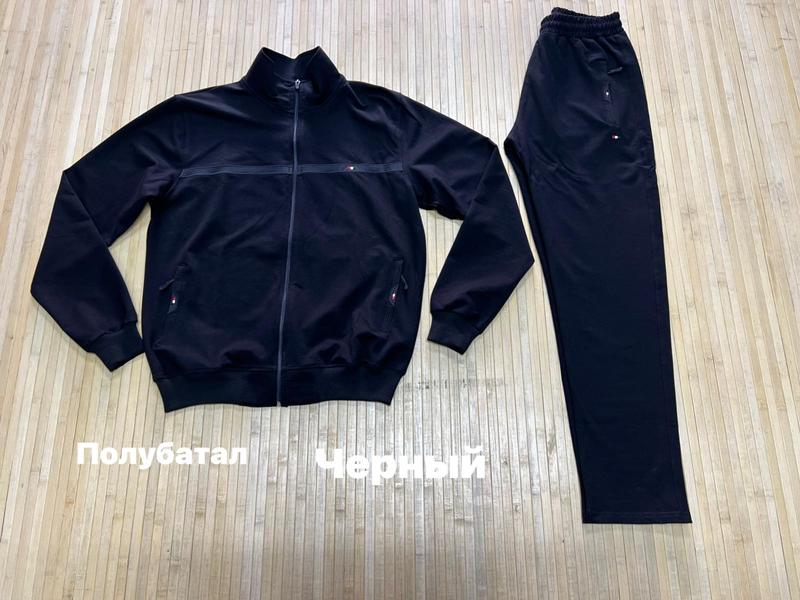 Костюм спорт Navas (L-3XL) NW1602 black (деми)