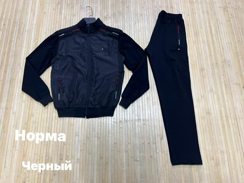 Костюм спорт Navas (M-2XL) NW1633 black (деми)
