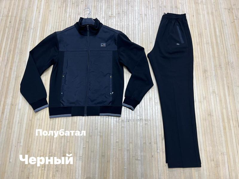 Костюм спорт Navas (L-3XL) NW1634 black (деми)