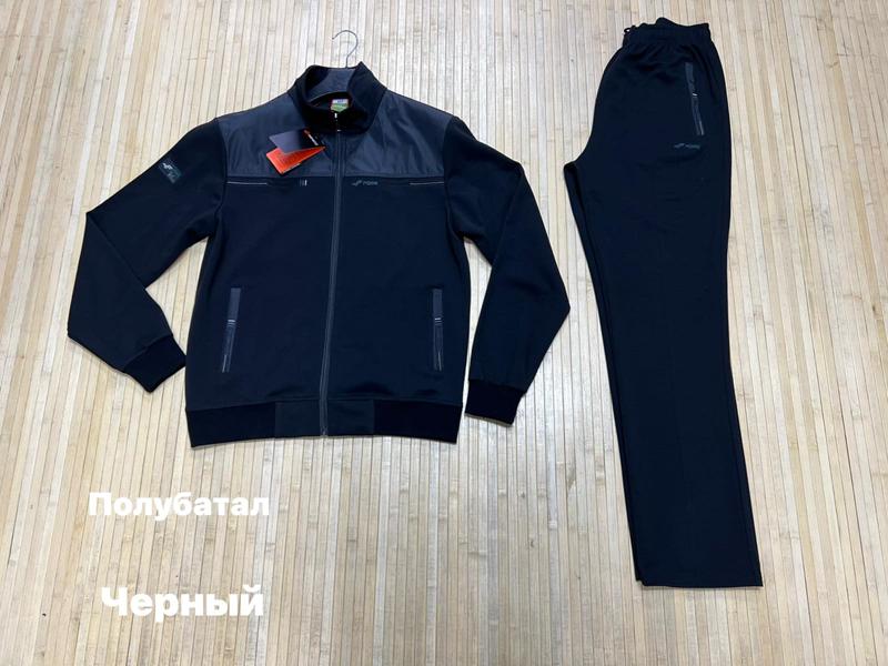 Костюм спорт Navas (L-3XL) NW1639 black (деми)